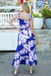 AVA & MIA BETTY PURPLE SLIP MAXI DRESS