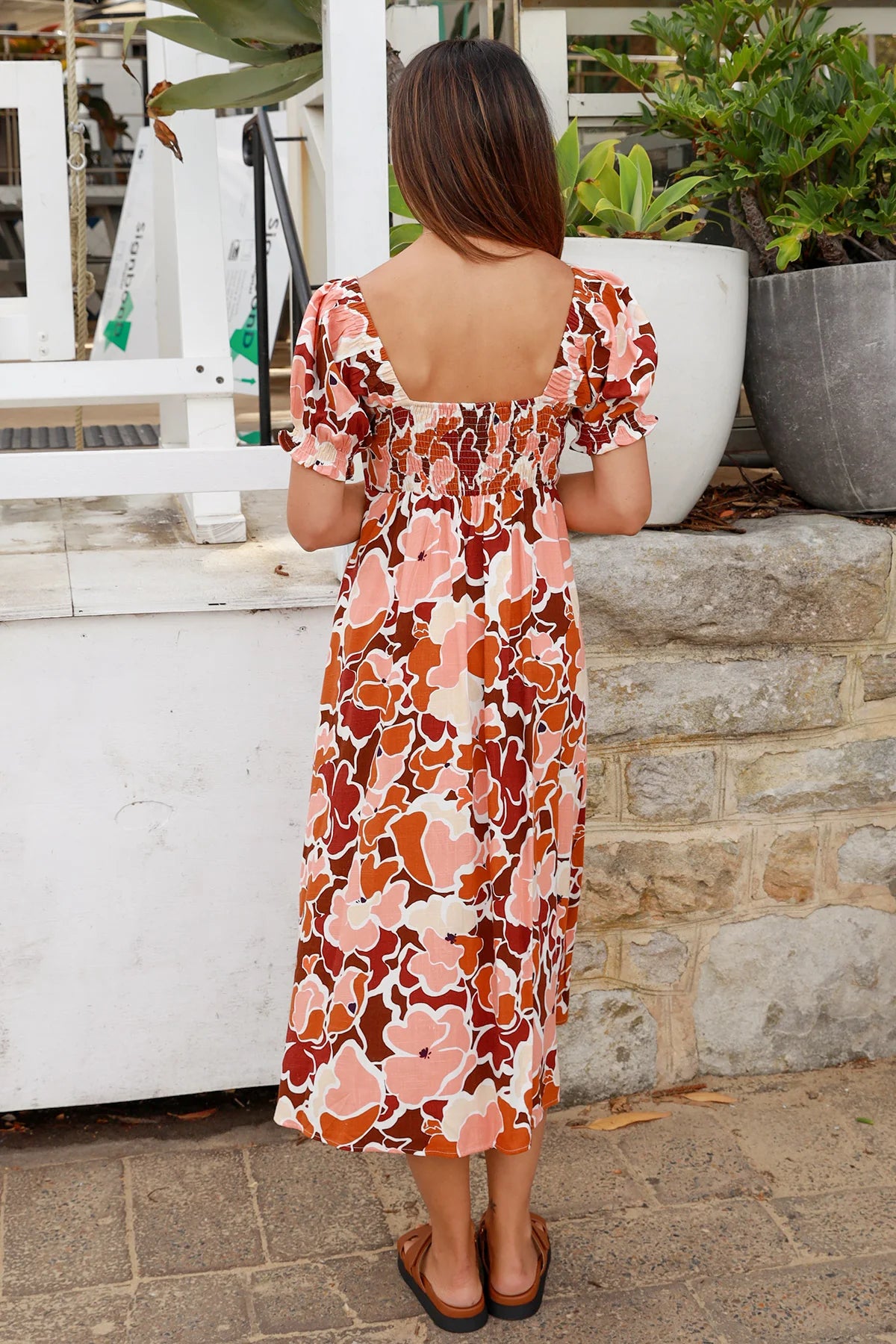 AVA & MIA BRIANNA NEVA MIDI DRESS