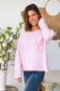 CHARLOTTE WOOL BLEND KNIT IN PINK LOVE