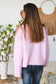 CHARLOTTE WOOL BLEND KNIT IN PINK LOVE
