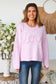 CHARLOTTE WOOL BLEND KNIT IN PINK LOVE