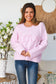 CHARLOTTE WOOL BLEND KNIT IN PINK LOVE