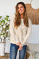 CHARLOTTE COZY KNIT IN CREAMY BEIGE