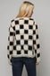 ISABELLA THE LABEL CROCHET TOP IN BLACK AND CREAM