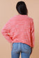 CHARLOTTE WOOL BLEND KNIT IN CORAL