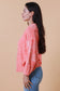 CHARLOTTE WOOL BLEND KNIT IN CORAL