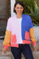CHARLOTTE KNIT BLOCK COLOUR CARDI
