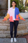 CHARLOTTE KNIT BLOCK COLOUR CARDI