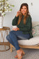 CHARLOTTE COZY WOOL BLEND KNIT IN DARK GREEN