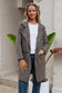 CHARLOTTE COZY WOOL BLEND KNIT CARDI IN NEUTRAL AZTEC