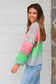 CHARLOTTE LIME PINK GRADIENT JUMPER
