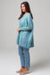 CHARLOTTE COZY WOOL BLEND KNITIN BLUE TONES