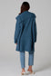 CHARLOTTE DENIM BLUE WOOL BLEND CARDI