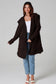 CHARLOTTE CHOCOLATE BROWN COZY CARDI