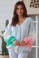 CHARLOTTE PASTEL COLLOUR BLOCK KNIT CARDI