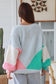 CHARLOTTE PASTEL COLLOUR BLOCK KNIT CARDI