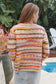 CHARLOTTE MULTI COLOURED WOOL BLEND KNIT