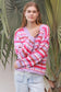 CHARLOTTE PINK TONE KNIT CARDI