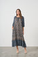 CAJU KOSMOS PRINT DRESS WITH RAGLAN SLEEVE