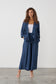 CAJU SUMMER JACKET WITH ZIP BACK FEAUTURE IN MIDNIGHT BLUE