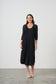 CAJU BLACK LACE NET LONG JACKET