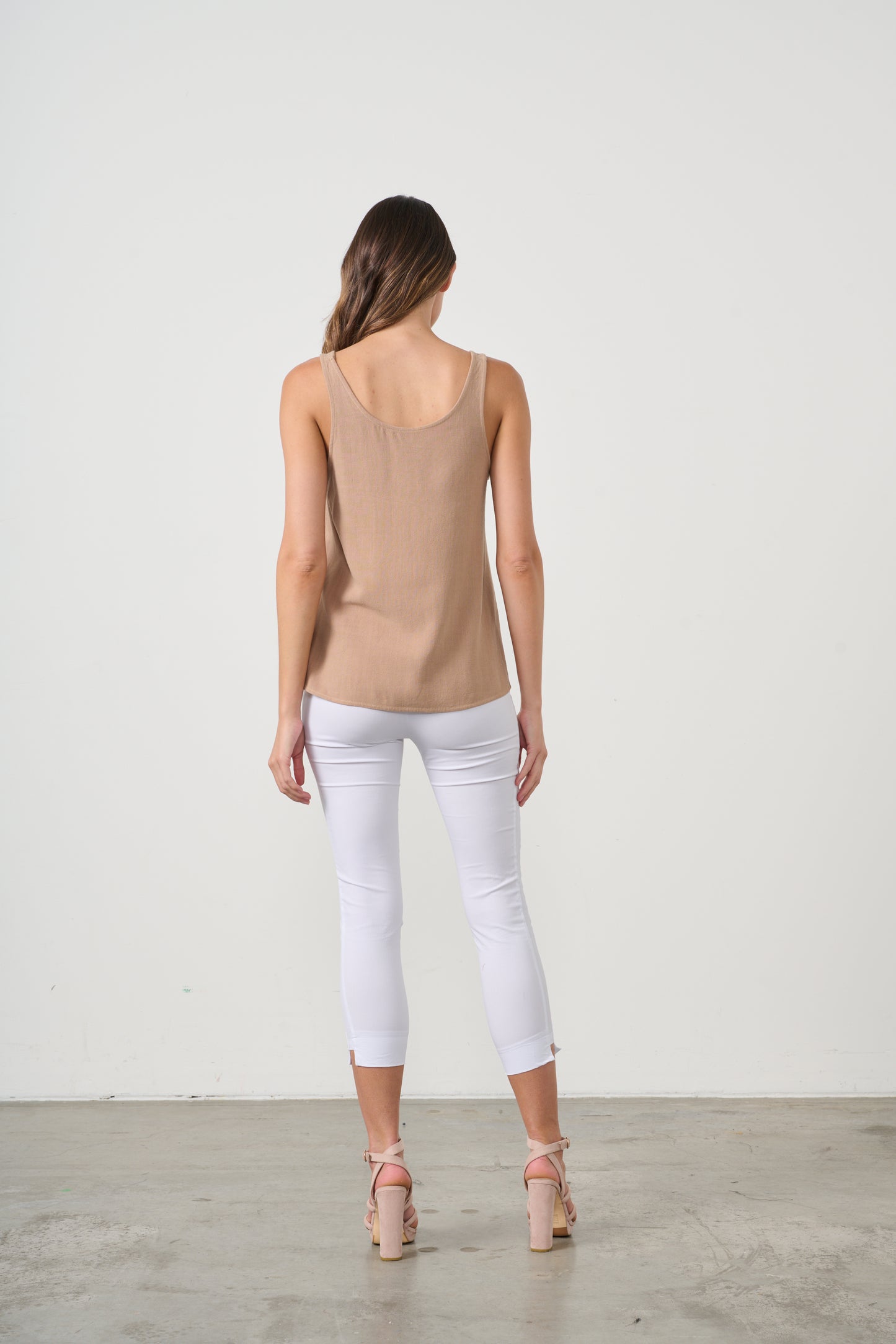 CAJU 2 WAY TANK TOP IN NUDE
