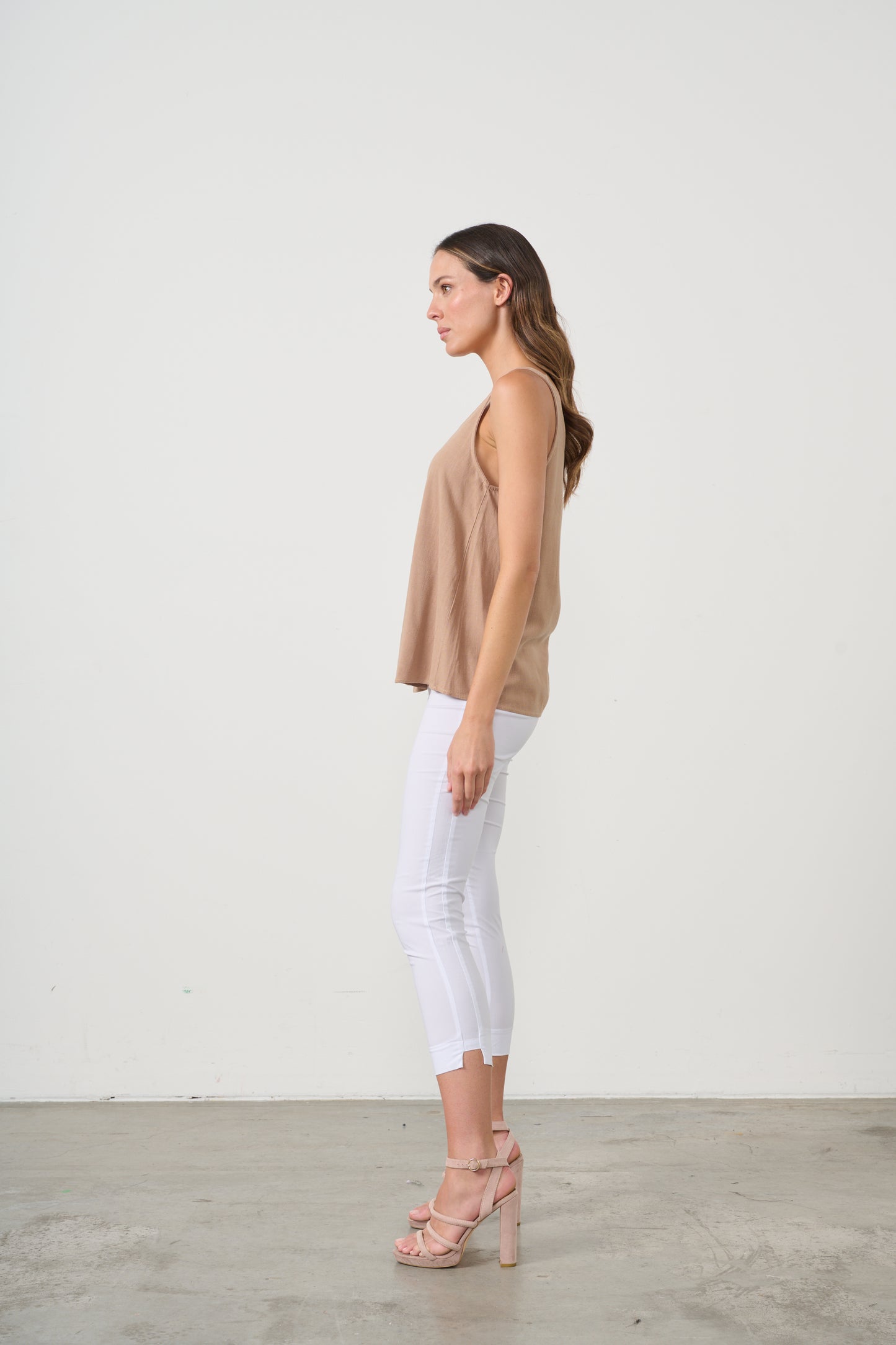 CAJU 2 WAY TANK TOP IN NUDE