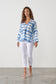 CAJU TIE DYE BLOUSE IN BLUE