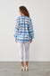 CAJU TIE DYE BLOUSE IN BLUE