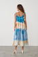 CAJU SUMMER TIE DYE DRESS IN BLUE