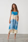 CAJU SUMMER TIE DYE DRESS IN BLUE