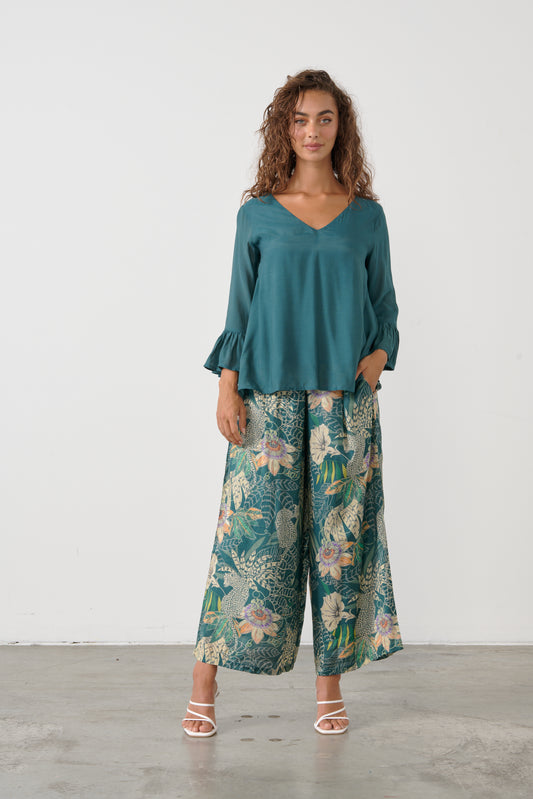 CAJU EMERALD GREEN TOP