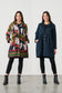 CAJU REVERSABLE COAT WITH COVERED BUTTONS