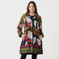 CAJU REVERSABLE COAT WITH COVERED BUTTONS