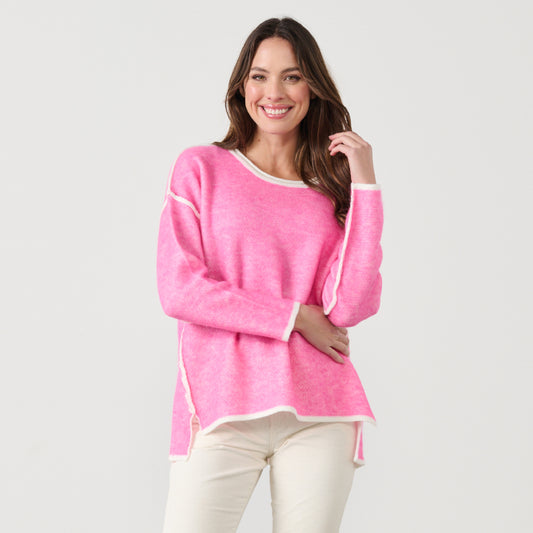 CAJU WOOL BLEND KNIT IN PINK