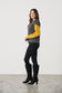 CAJU WOOL BLEND BLOCK COLOUR KNIT