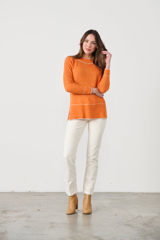 CAJU COSY KNIT IN ORANGE