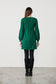 CAJU HALF RIB KNIT WITH PUFF SLEEVE TUNIC IN FOREST