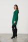 CAJU HALF RIB KNIT WITH PUFF SLEEVE TUNIC IN FOREST