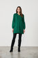 CAJU HALF RIB KNIT WITH PUFF SLEEVE TUNIC IN FOREST