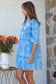 PAISLEY THE LABEL BLUE COTTON DRESS