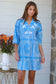 PAISLEY THE LABEL BLUE COTTON DRESS