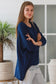 CHARLOTTE MERINO BLEND KNIT IN NAVY
