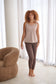 GELATU DOUBLE EDGE TANK WITH SCOOP HEM IN LATTE