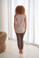 GELATU DOUBLE EDGE TANK WITH SCOOP HEM IN LATTE