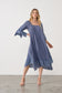 HOLMES & FALLON DENIM BLUE DRESS