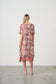 HOLMES AND FALLON DOUBLE LAYER FLORAL PRINT DRESS