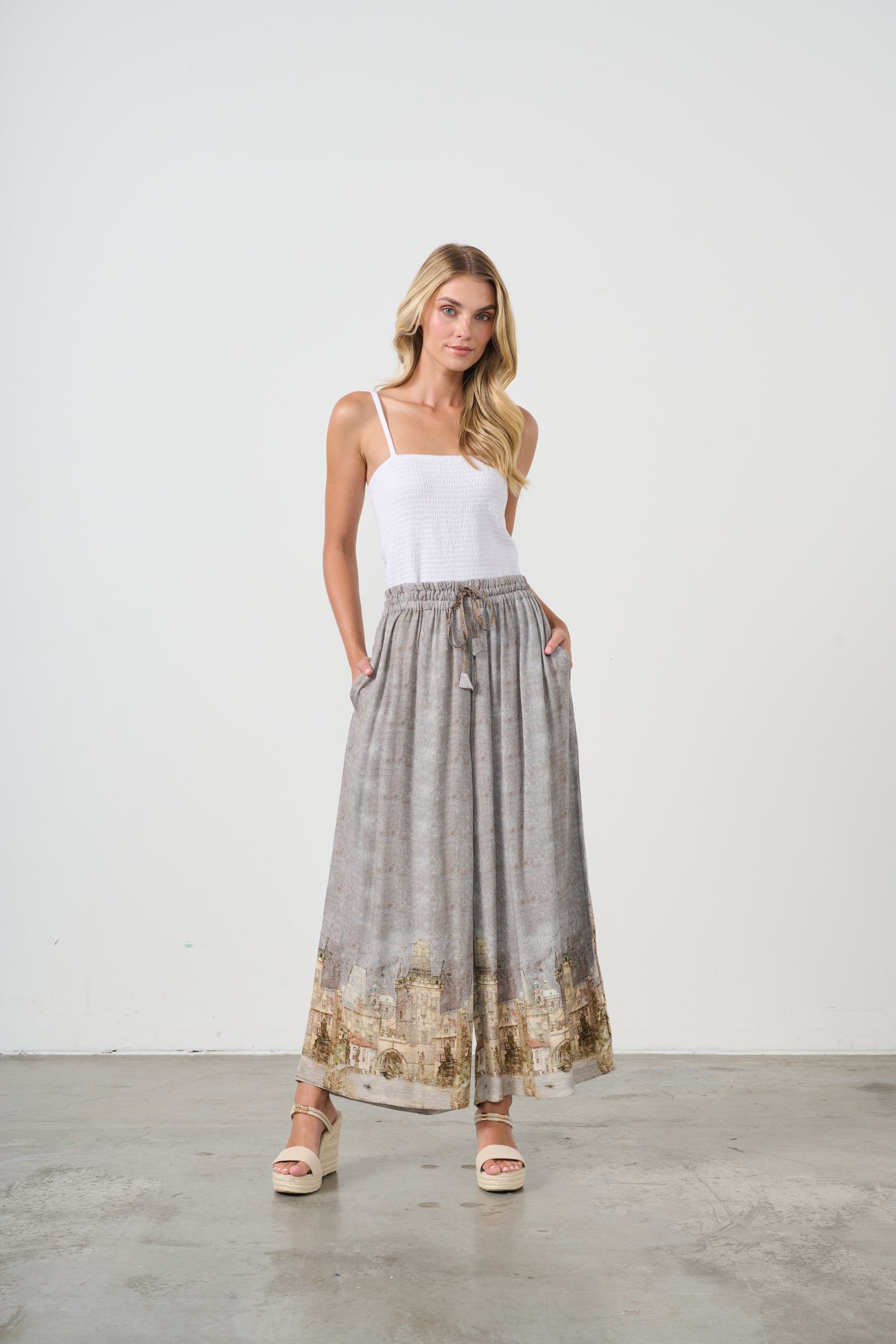 HOLMES & FALLON PRAGUE PRINT PANT