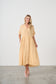 HOLMES & FALLON COTTON DRESS IN APRICOT