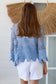 WILLOW CROCHET TOP IN BLUE